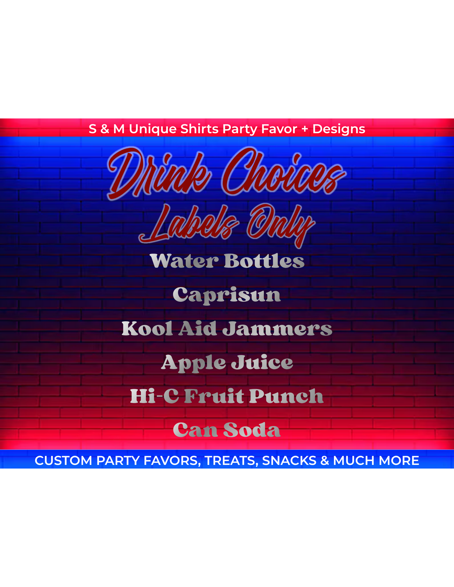 Party Favor Packages | Kids Birthday Party Favors | Personalized Party Packs