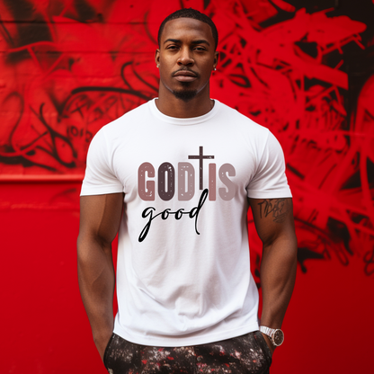 "God Is Good T-Shirt | Faith-Based Christian Tee | Inspirational Bible Verse Shirt" - S & M Unique Shirts, LLC