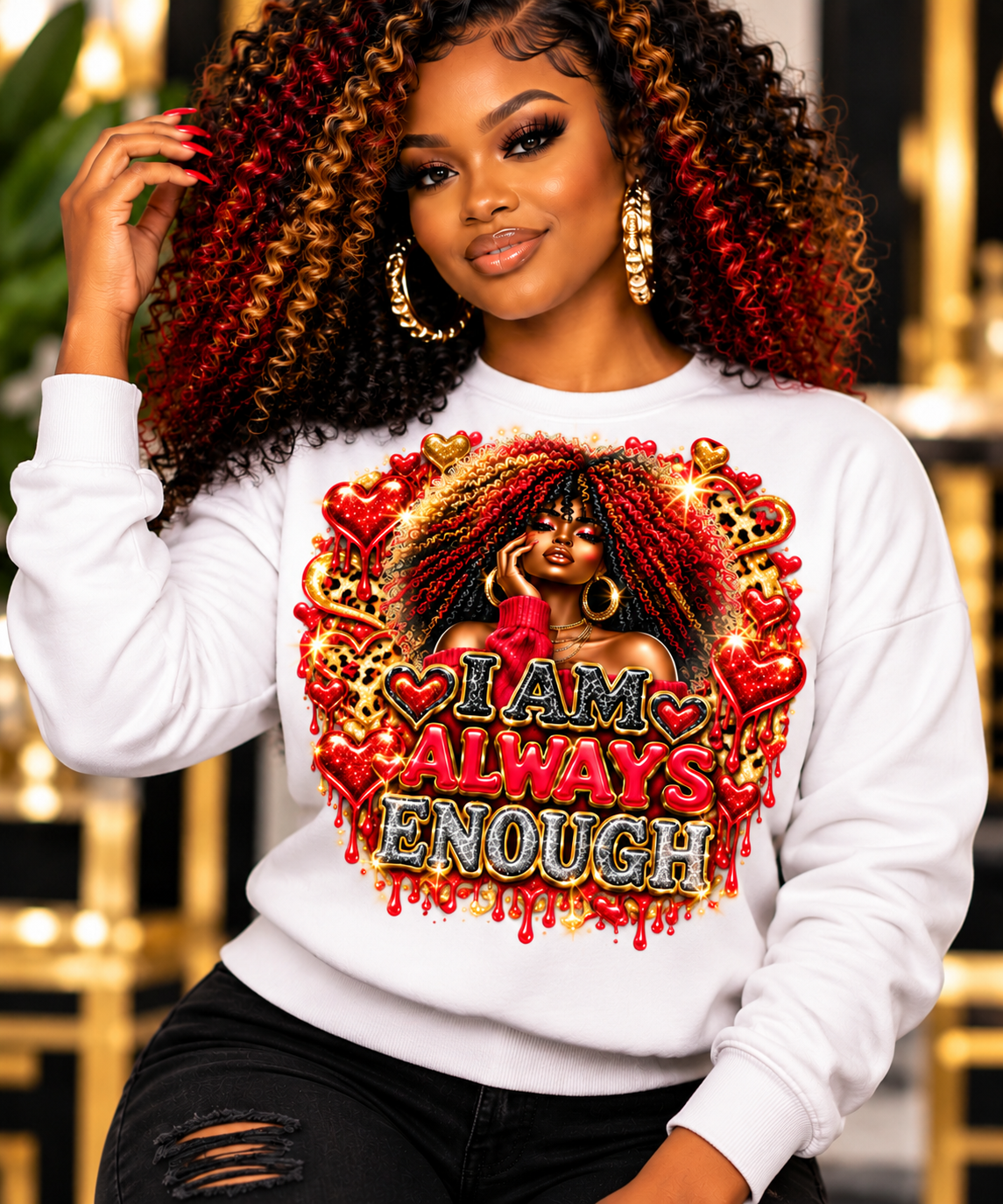 I Am Always Enough — T-Shirt or sweatshirt