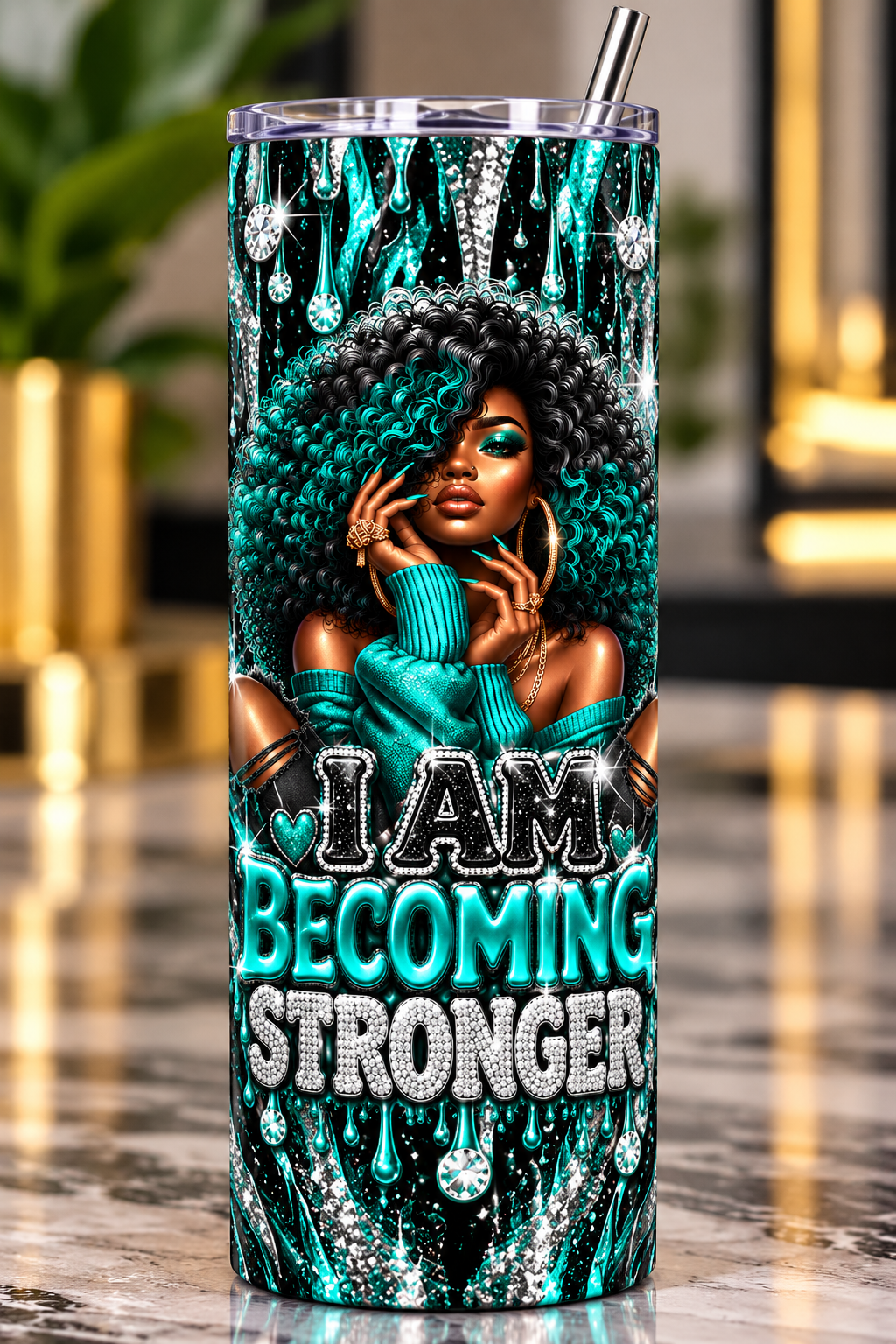I Am Becoming Stronger — 20 oz Tumbler
