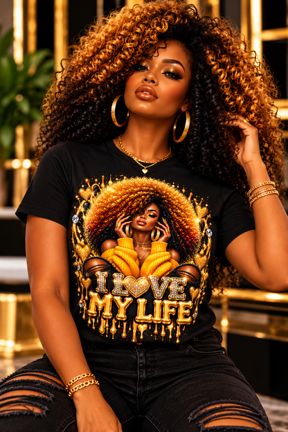 I Love My Life — Custom Shirt & Matching Tumbler Bundle