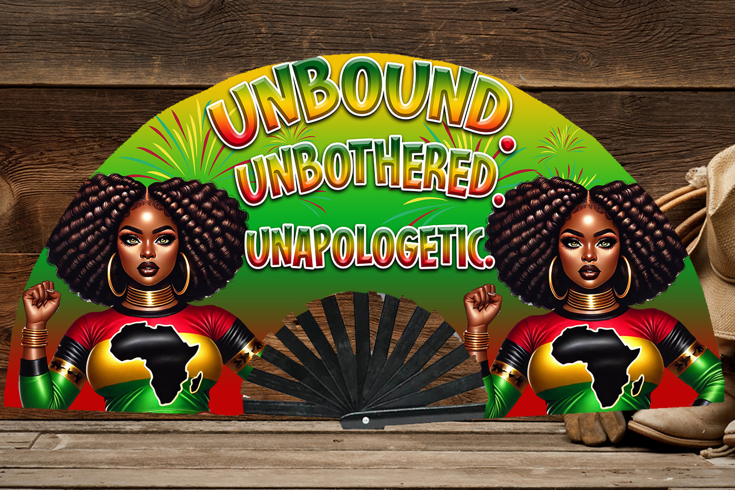 Juneteenth Clack Fans – Bold Pre-Made Designs for Celebrating in Style - S & M Unique Shirts, LLC