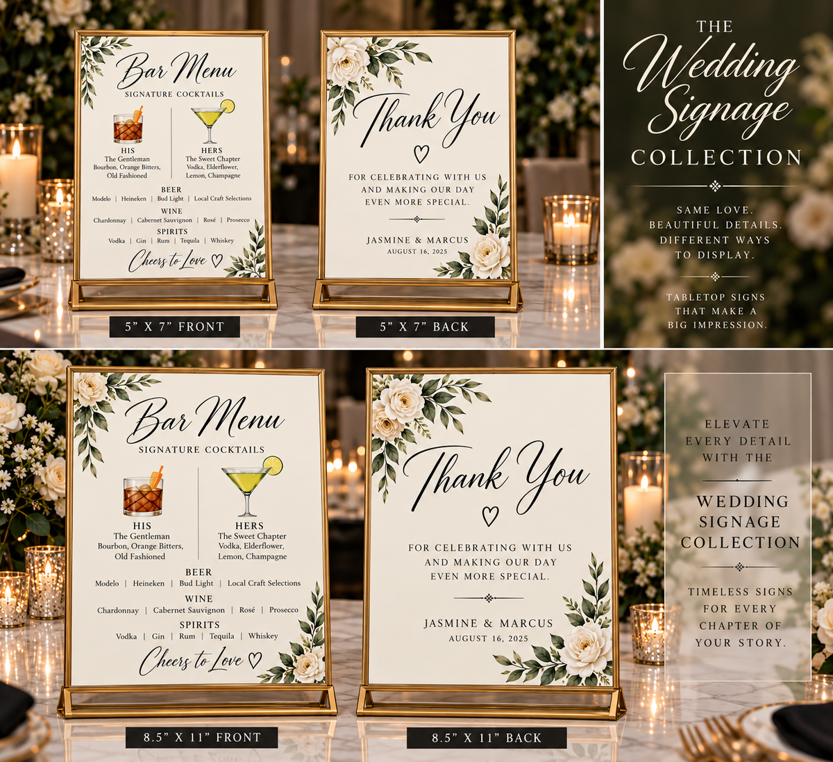 The Wedding Signage Collection™ | Custom Designed