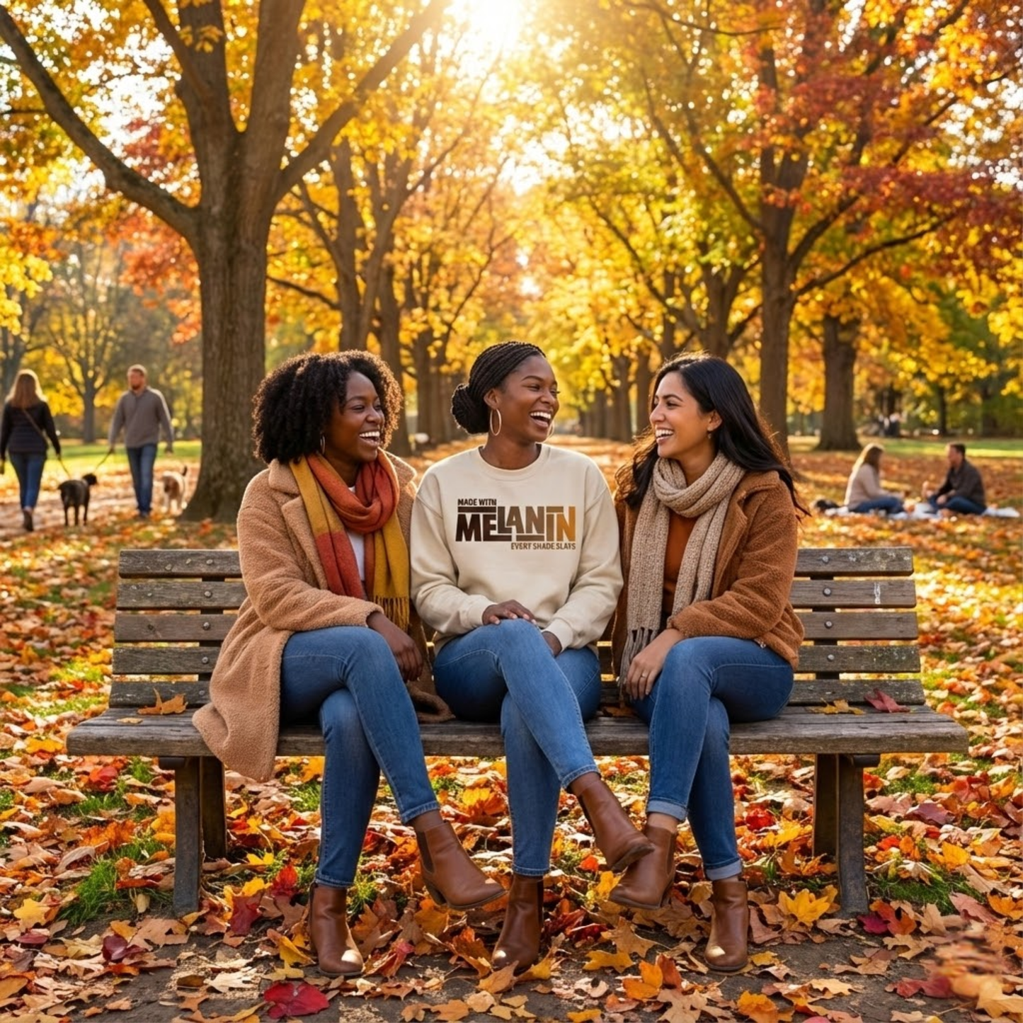 Made With Melanin Sweatshirt | Every Shade Slays Crewneck | Black Pride Shirt | Melanin Poppin Gift | African American Top | Empowerment