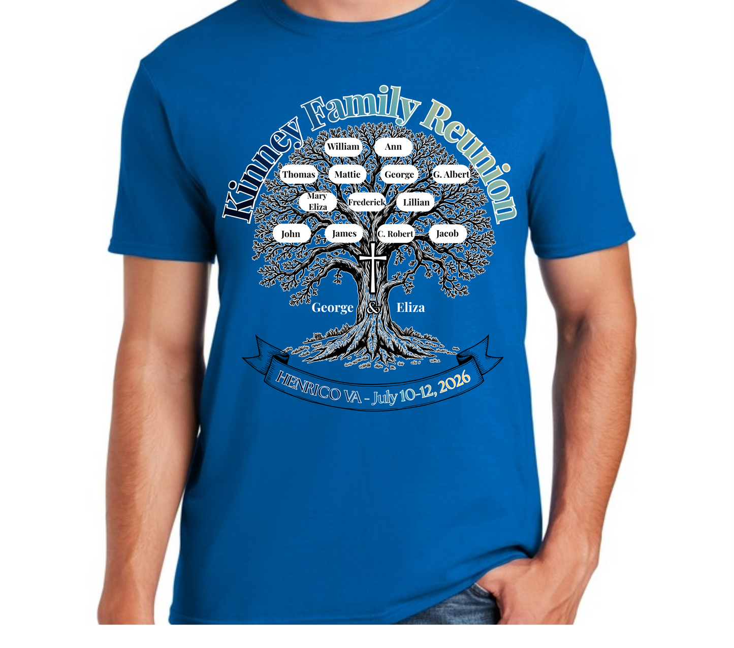 Unisex Kinney Family Reunion T-Shirt ONLY