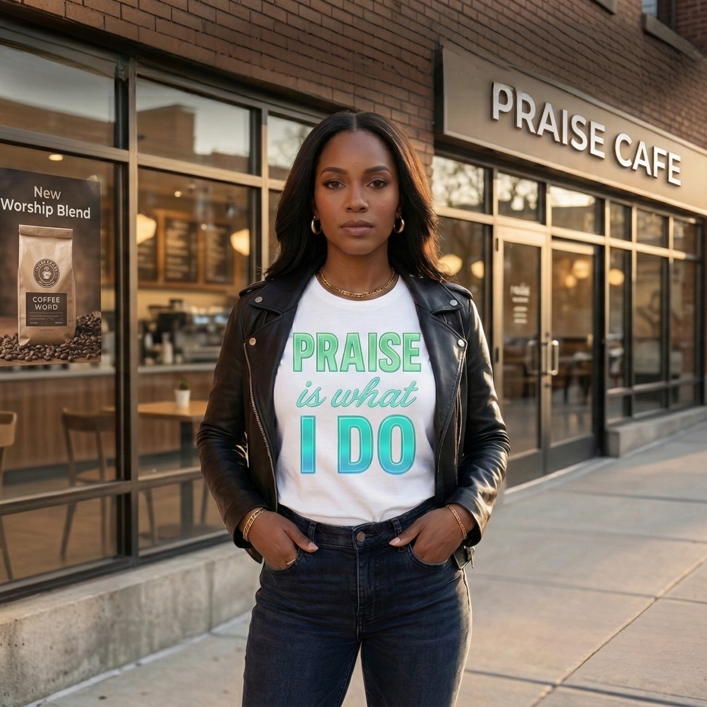 Praise Is What I Do T-Shirt | Women's Christian Graphic Tee | Faith Based Apparel | Worship Shirt | Inspirational Religious Clothing