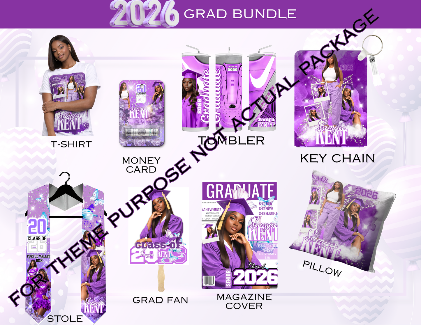 Custom 2026 Graduation Packages | Senior Party Bundles | Personalized Grad Shirts & Decor | Custom Graduation Gifts | S & M Unique Shirts