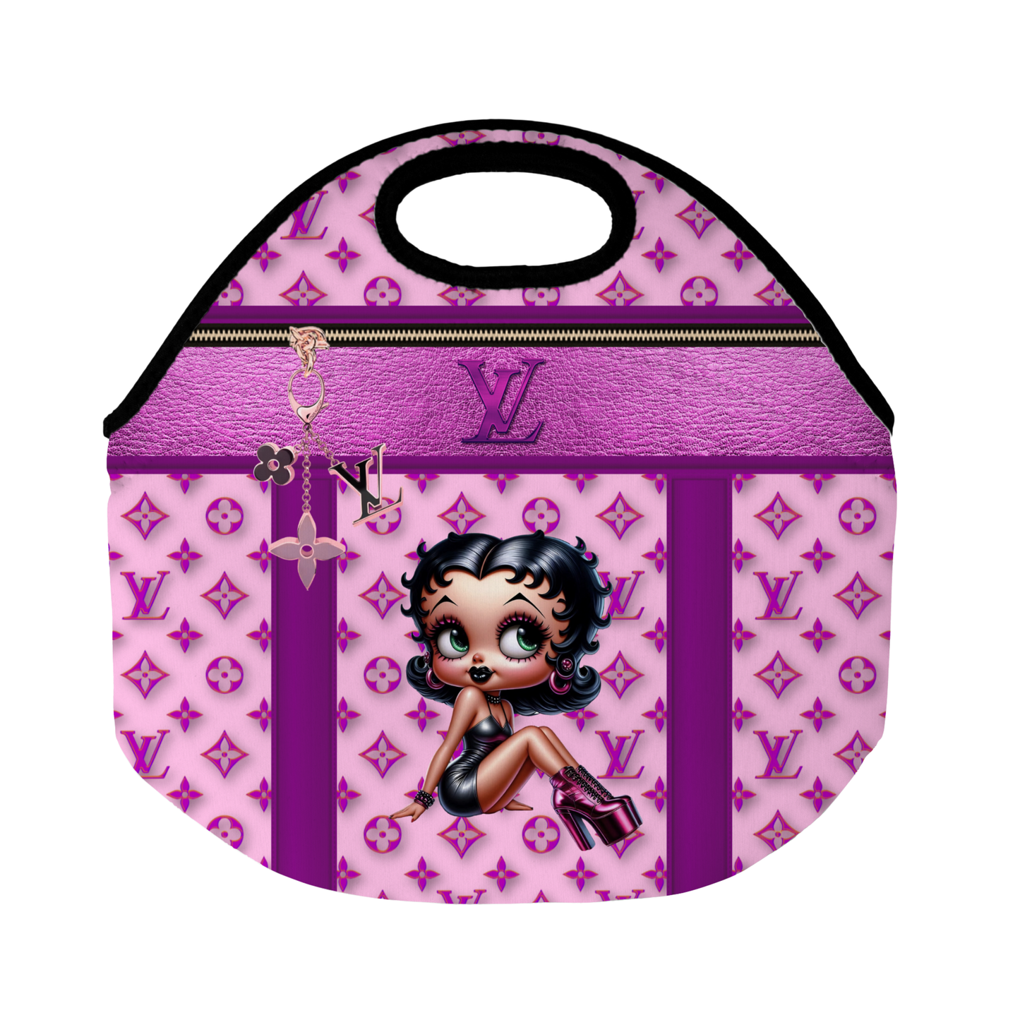 Stylish Purse-Inspired Purple and Pink w/BB Tote, Coaster, Tumbler or Set – 15 (1) and 16 (1)