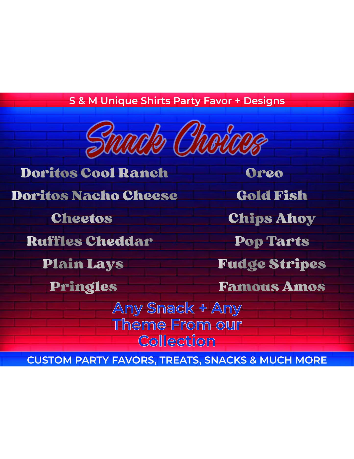 Party Favor Packages | Kids Birthday Party Favors | Personalized Party Packs