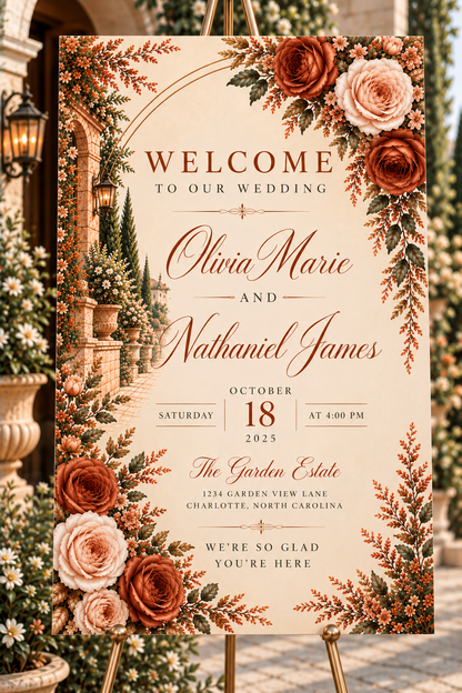 The Terracotta Garden Collection Wedding Stationery Suite