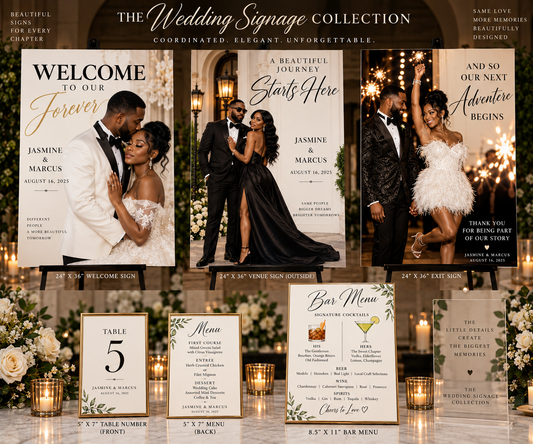 The Wedding Signage Collection™ | Design Your Own