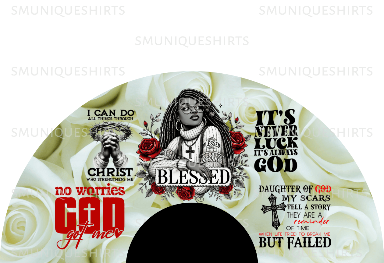 Clack Fan Template: Prayer and Worship Design (PNG Digital Download)