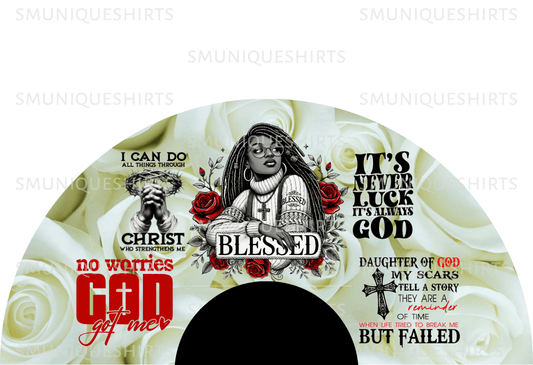 Clack Fan Template: Prayer and Worship Design (PNG Digital Download)
