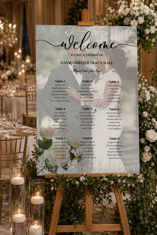 Elegant Wedding Seating Chart