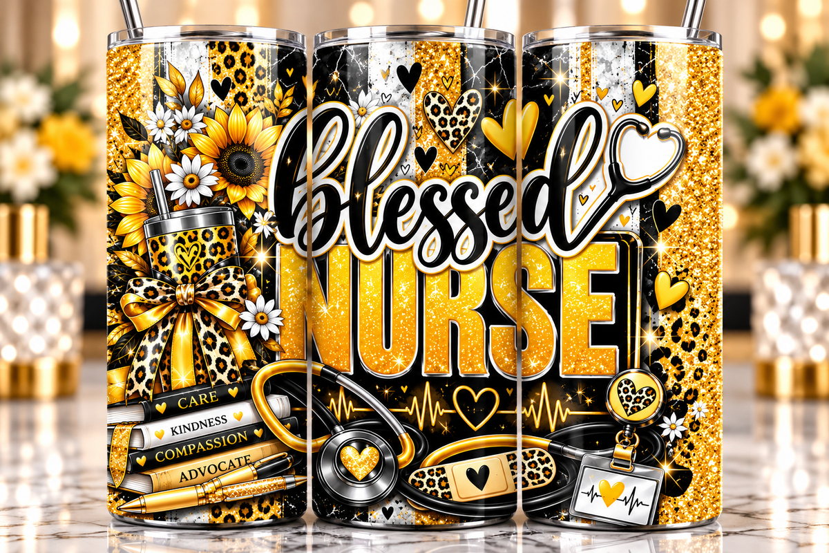Blessed Nurse 20 oz tumbler