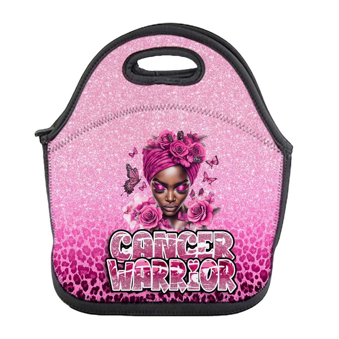 Cancer Warrior Lunch Tote - S & M Unique Shirts, LLC