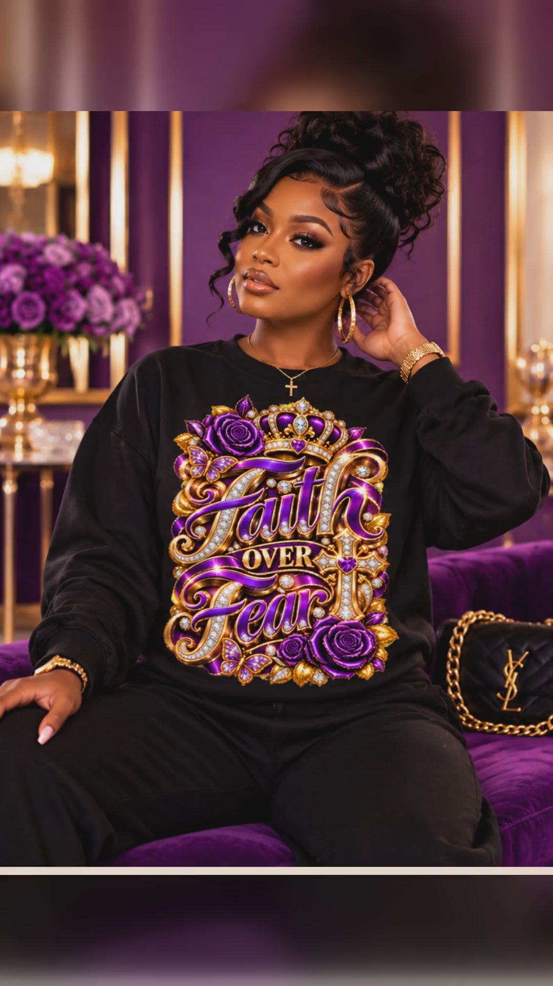 Faith T-shirts & sweatshirts — all five designs