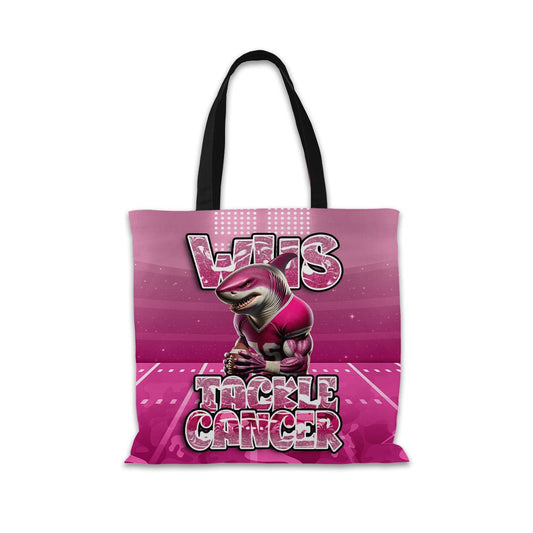 Tackle Cancer Tote Bag - S & M Unique Shirts, LLC