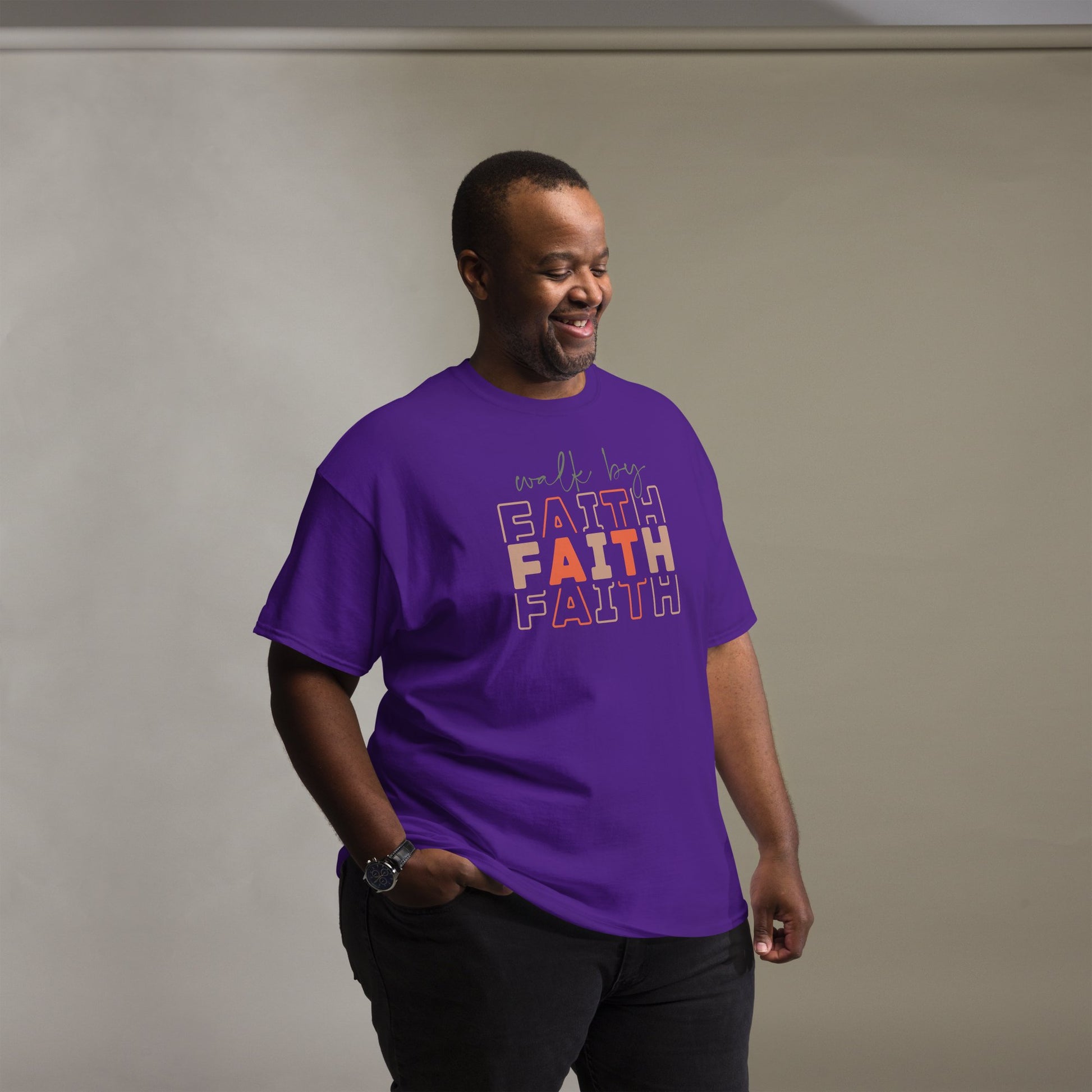 Walk By Faith T - Shirt - S & M Unique Shirts, LLC