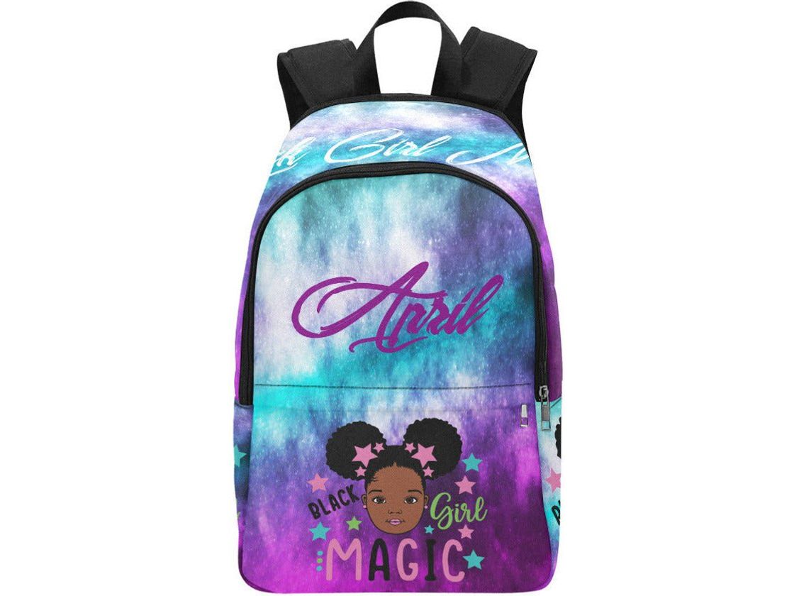 Afro store girl backpack