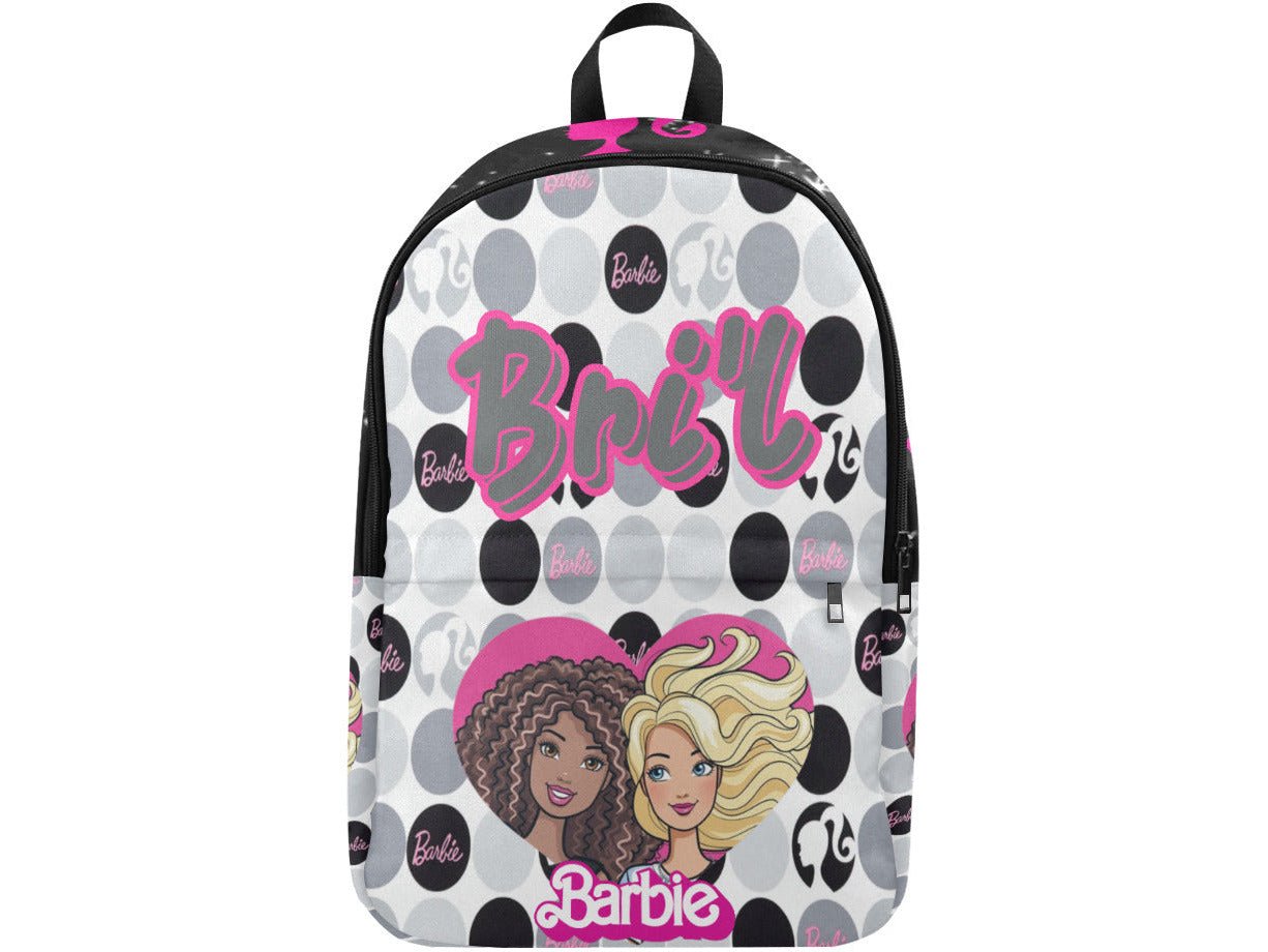 Barbie Black, Pink and Grey Backpack - smuniqueshirts