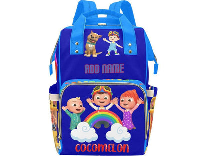 Custom Cocomelon Boy Multi-Function Backpack - smuniqueshirts