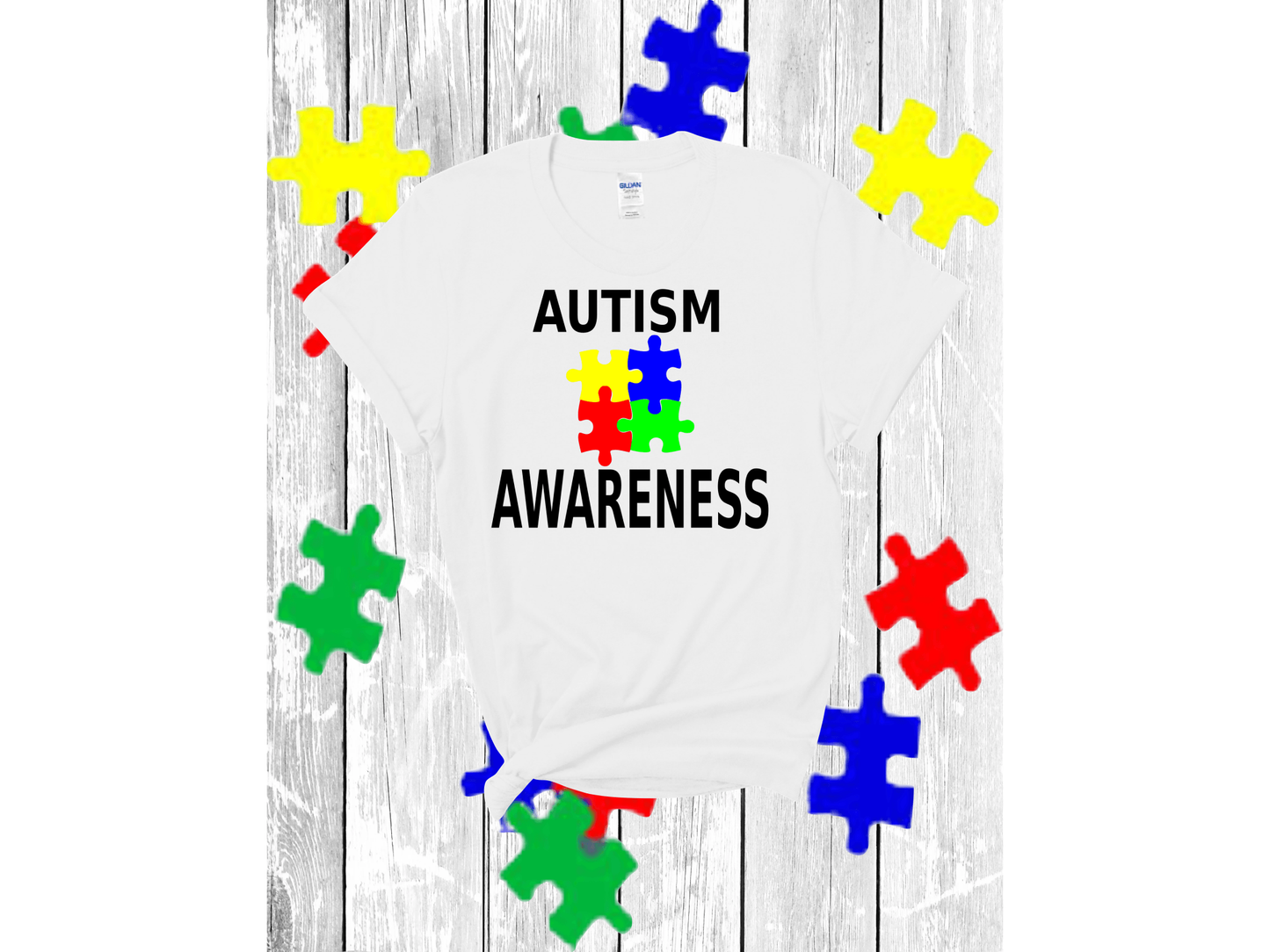 Autism Awareness Puzzle T-Shirt - smuniqueshirts
