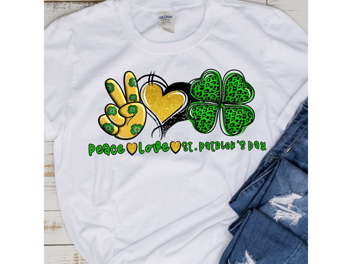 Peace Love St. Patrick's Day T-shirt