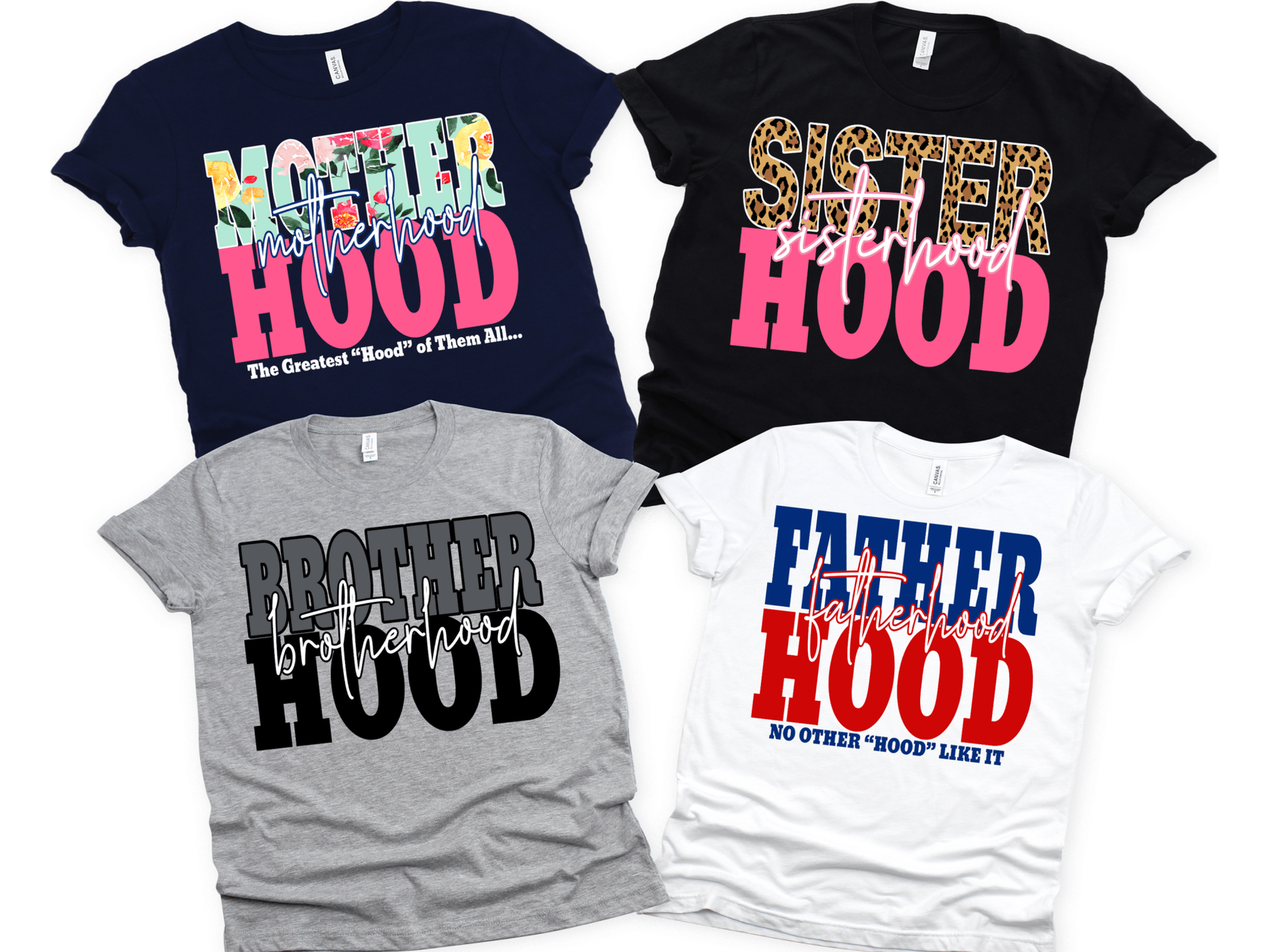 Father, Mother, Brother and Sisterhood Family T-Shirts (New Arrival) - smuniqueshirts