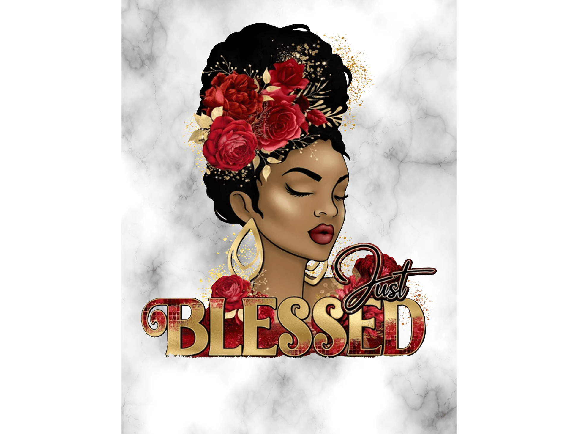 Just Blessed (Red) - smuniqueshirts
