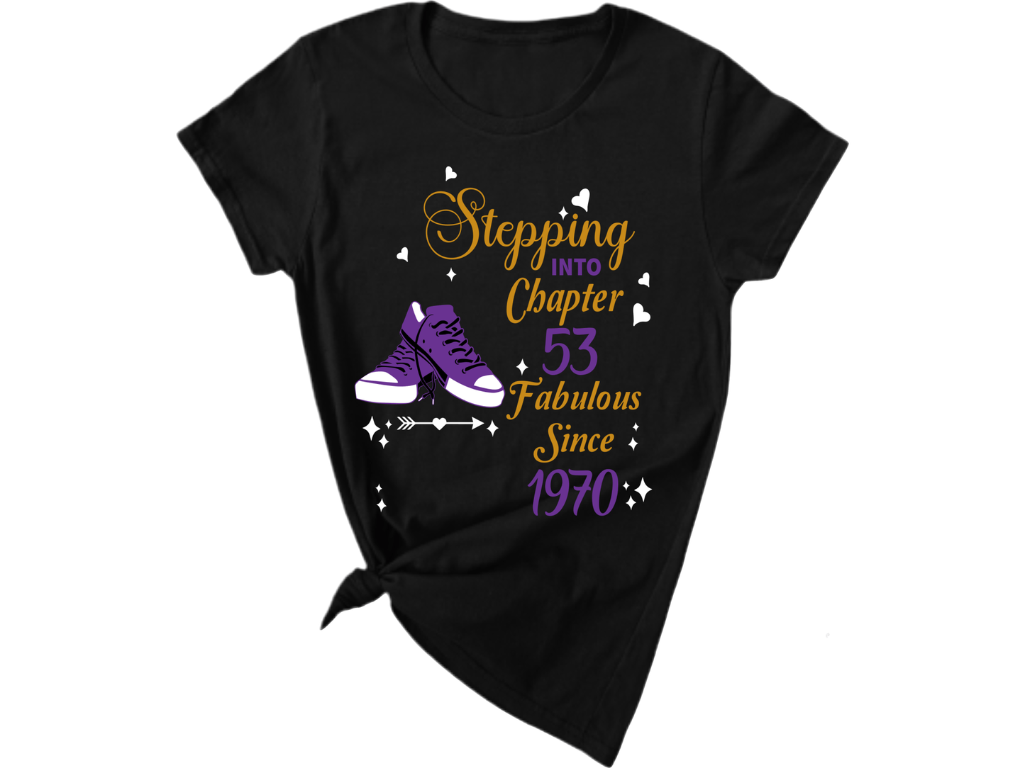 Stepping into Chapter Birthday Tee