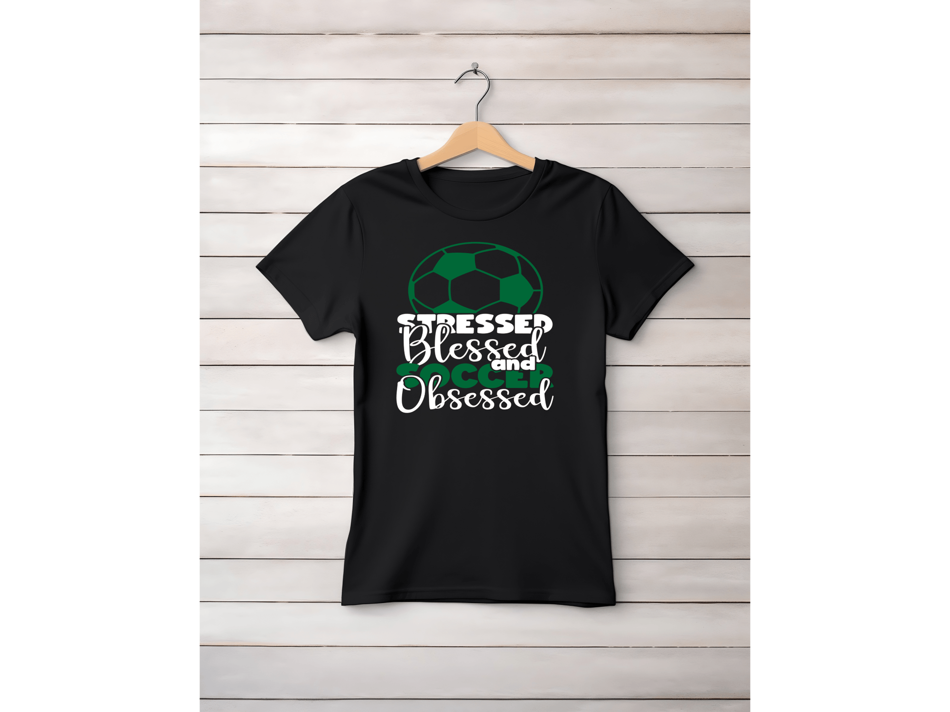 Stressed, Blessed and Soccer Obsessed Top - smuniqueshirts