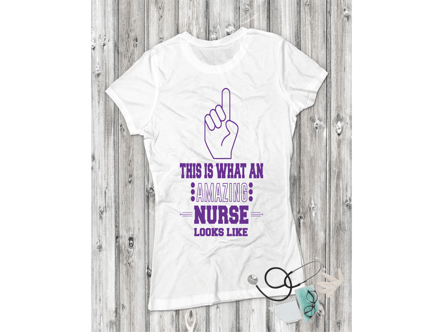 This is what an amazing nurse looks like t-shirt