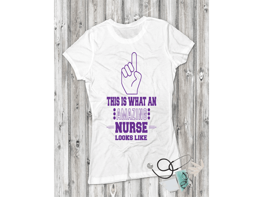 This is what an amazing nurse looks like t-shirt - smuniqueshirts