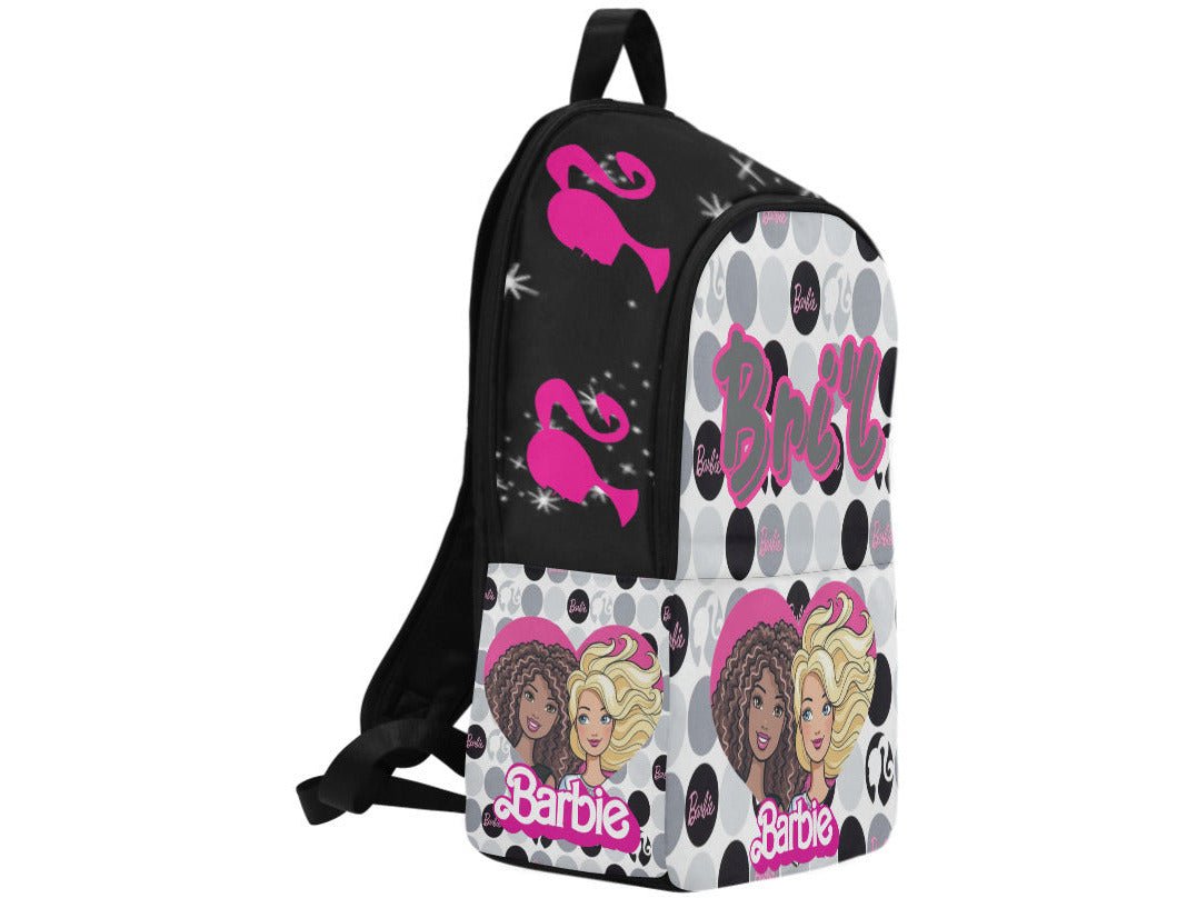 Barbie Black, Pink and Grey Backpack - smuniqueshirts