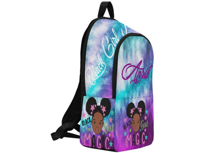 Custom Afro Black Girl Magic Backpack - smuniqueshirts